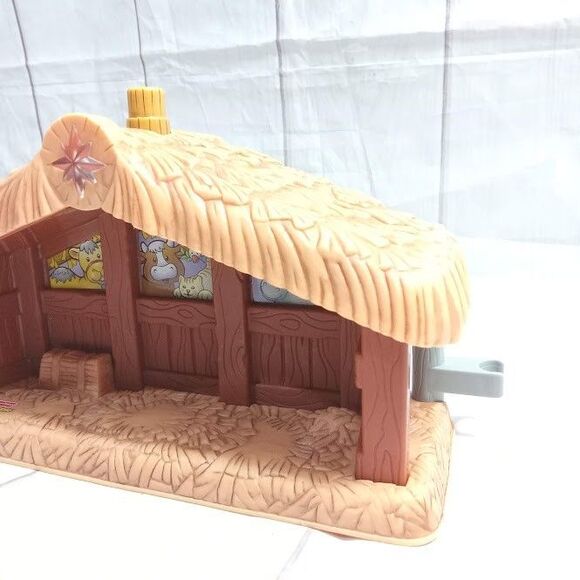 Fisher Price Little People Nativity Manger Christmas Story Stable 2002 - Picture 5 of 6